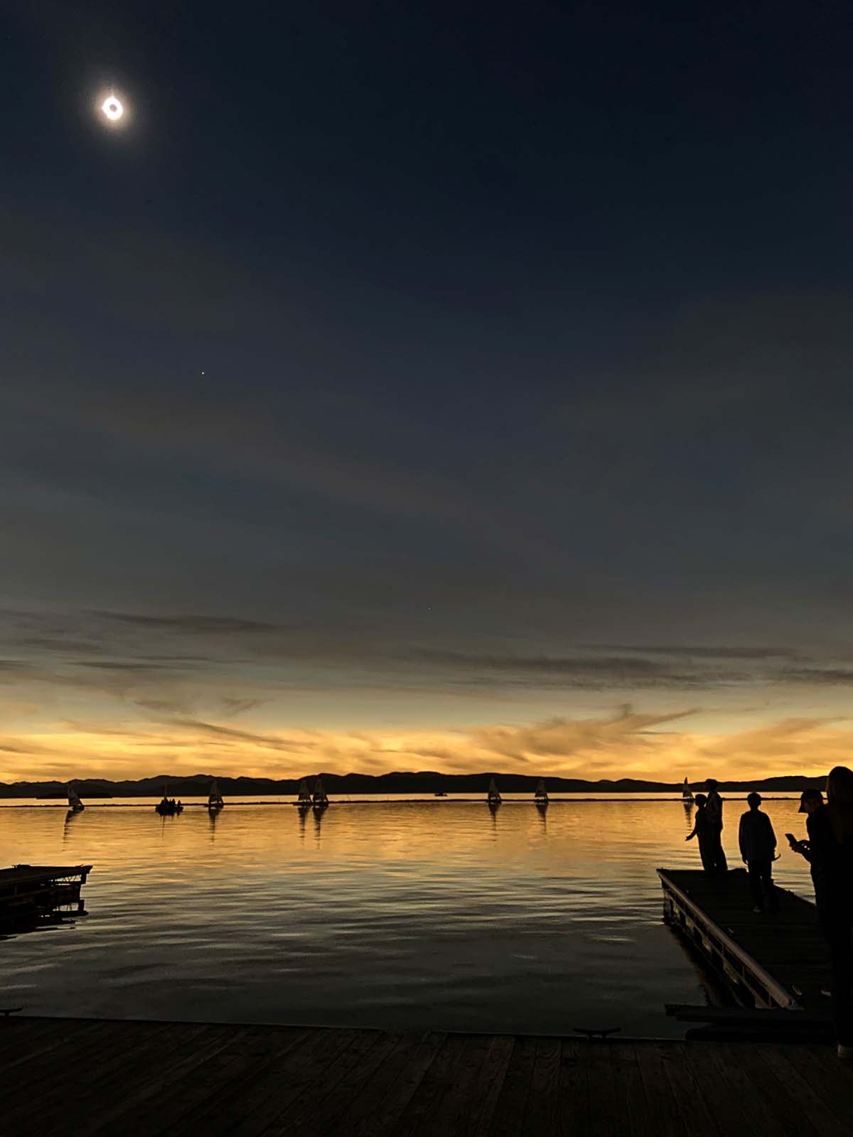 Burlington Community Boathouse Marina Eclipse