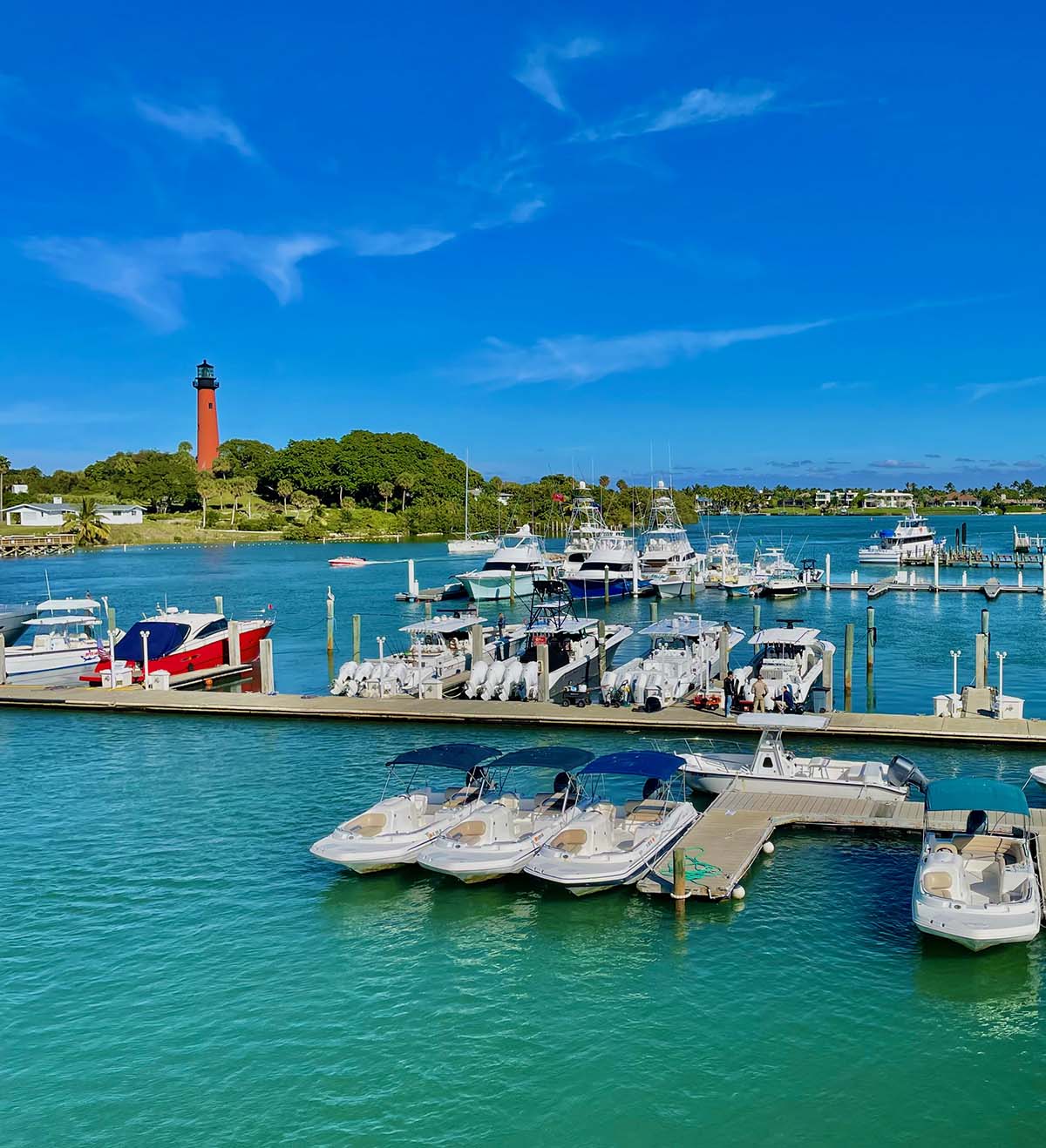 Jupiter Inlet & Lighthouse Boat Marinas, photo by Nicolette Fontaine ...